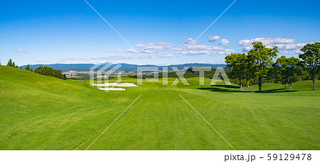 ゴルフ場 ゴルフコース フェアウェイ 59129478