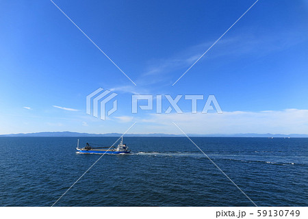 フェリーからの景色（船） 59130749