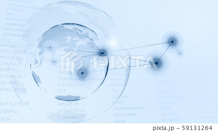 VR 5G AI 人工知能 フィンテック Fintech MaaS ICT ブロックチェーン 3D	 59131264