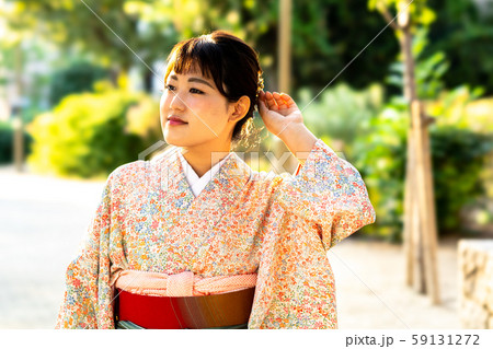 着物姿の女性 59131272