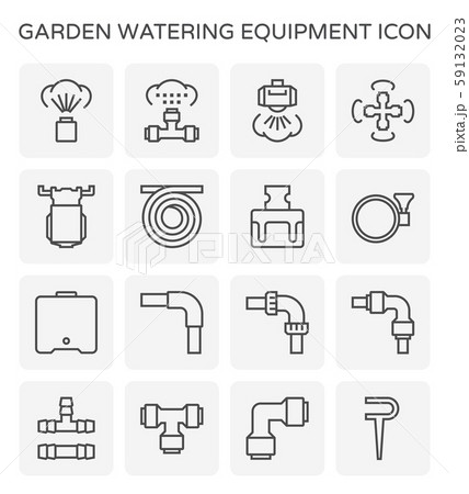 garden watering icon garden watering icon 59132023