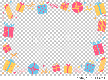 Present frame landscape - Stock Illustration [59133741] - PIXTA