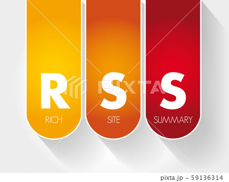 RSS - Rich Site Summary acronym RSS - Rich Site Summary acronym 59136314
