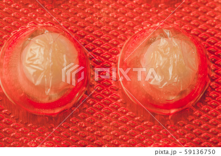 Ascorbic acid in tablets, vitamins in the package. 59136750