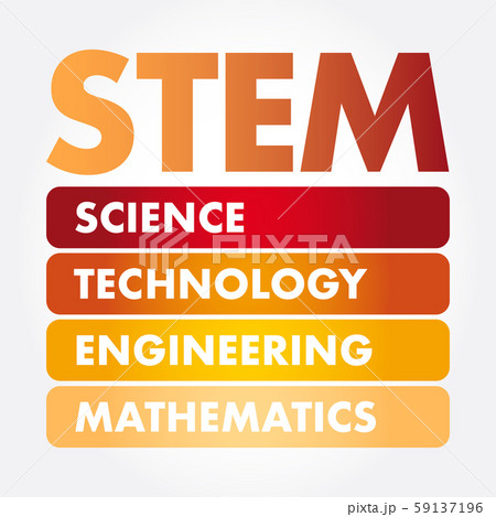 STEM acronym, education concept background 59137196