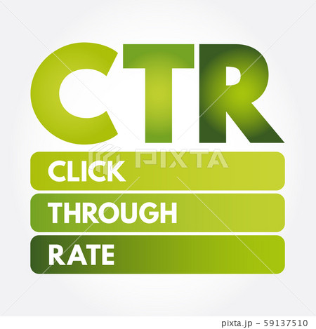 CTR - Click Through Rate acronym CTR - Click Through Rate acronym 59137510