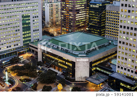 夜景 高層ビル 汝矣島 59141001