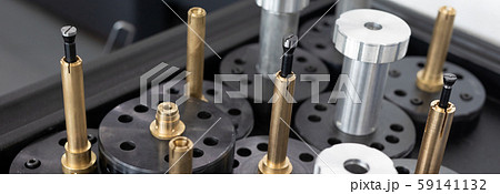 close shot of metal preparations of metal products close shot of metal preparations of metal products 59141132