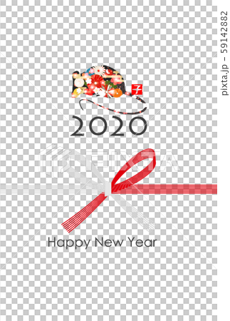 2020年子年年賀状 59142882