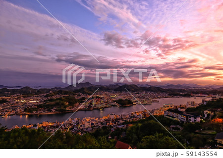 尾道水道　(10月　夕景　夜景) 59143554