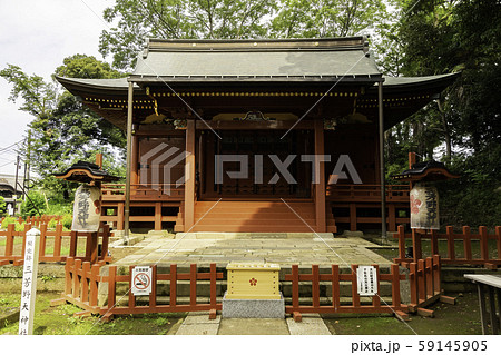 川越城本丸御殿　三芳野神社　社殿　埼玉県川越市 59145905