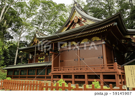 川越城本丸御殿　三芳野神社　社殿　埼玉県川越市 59145907