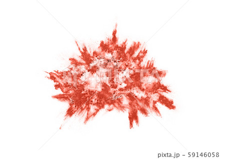 Brown color powder explosion on white background. Colored cloud. Colorful dust explode. Paint Holi. Brown color powder explosion on white background. Colored cloud. Colorful dust explode. Paint Holi. 59146058