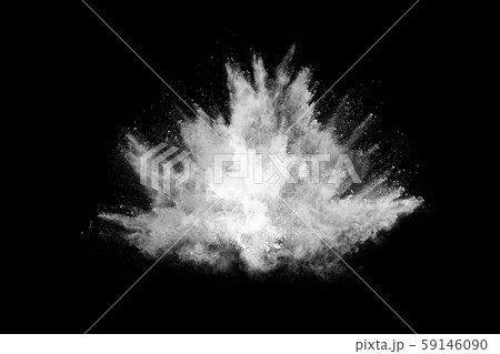 White powder explosion on black background.Colored cloud. Colorful dust explode. Paint Holi. White powder explosion on black background.Colored cloud. Colorful dust explode. Paint Holi. 59146090