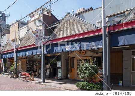 東京都 月島もんじゃストリート 西仲通り商店街 東京都 月島もんじゃストリート 西仲通り商店街 59147180