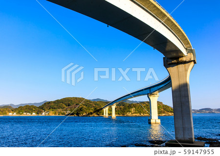 伊王島大橋の夕景　【長崎県長崎市】 59147955