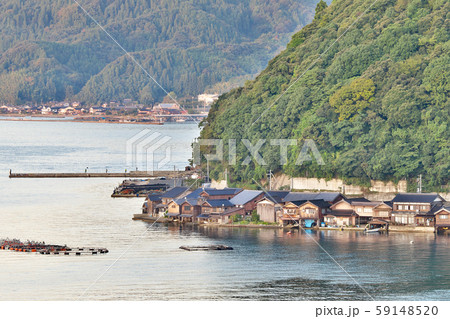 【伊根の舟屋 伊根湾舟屋群展望台より】 京都府与謝郡伊根町字平田 59148520