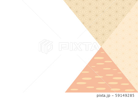 和柄のシンプルなフレーム 59149285