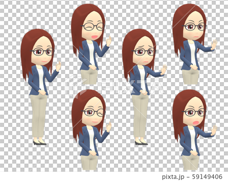 [OK NG] Female Casual Straight Diagonal 59149406