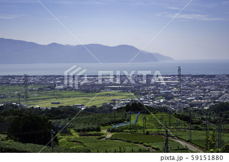 沼津市と駿河湾　NEOPASA駿河湾沼津　駿河湾沼津サービスエリア　下り線　静岡県駿東郡小山町 59151880