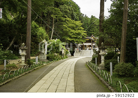 高麗神社 参道と社殿 埼玉県日高市 高麗神社 参道と社殿 埼玉県日高市 59152922