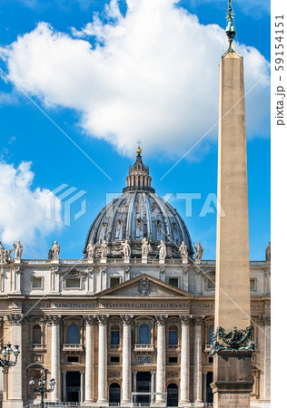 On St. Peter's Square at St. Peter's Basilica in 59154151