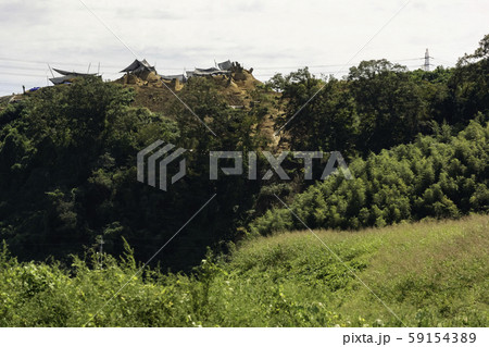 南山城跡　発掘現場　岡山県倉敷市 59154389