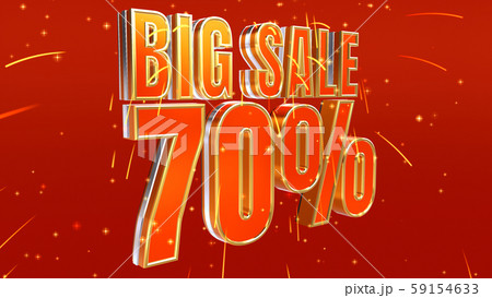 Big Sale design 70% off Discount and special offer 59154633