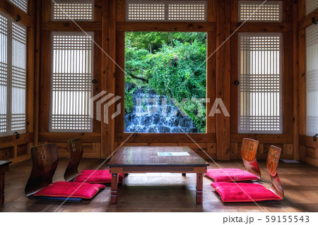 cheongun literature library waterfall cheongun literature library waterfall 59155543