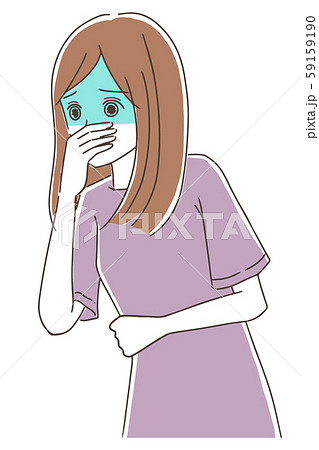 吐き気　女性 59159190