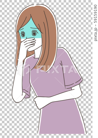 吐き気　女性 59159190