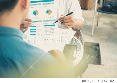 business people have a meeting. businessman working discussing with team 59162162