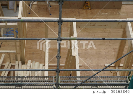 建方、プラットフォーム、ツーバイフォー、新築、住宅、木造住宅、一戸建て、建築、耐力壁、木造 59162846
