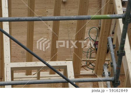 建方、プラットフォーム、ツーバイフォー、新築、住宅、木造住宅、一戸建て、建築、耐力壁、木造 59162849