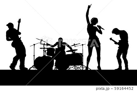 Music Band Concert Silhouettes 59164452