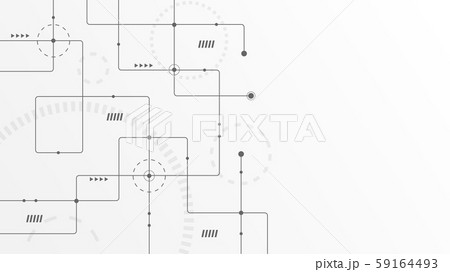 Abstract geometric connect lines and dots.Simple technology graphic background.Illustration Vector design Network and Connection concept. 59164493