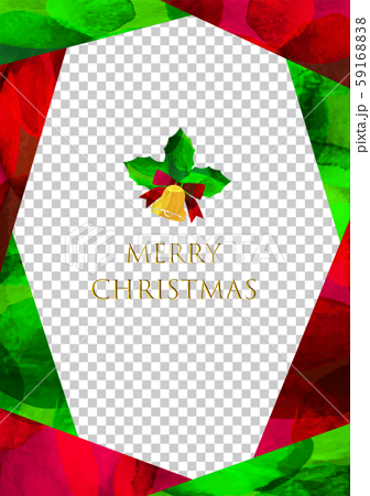 切り絵風 ステンドグラス風 フレーム クリスマス イラスト オーナメント ベクターのイラスト素材 5916