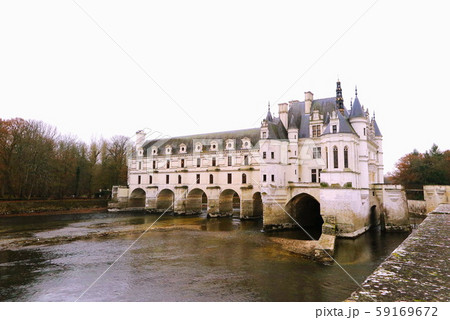フランスの世界遺産シュノンソー城(Chateau de Chenonceau) フランスの世界遺産シュノンソー城(Chateau de Chenonceau) 59169672