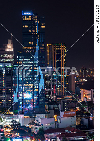 ベトナム・ホーチミンの夜景 59170110