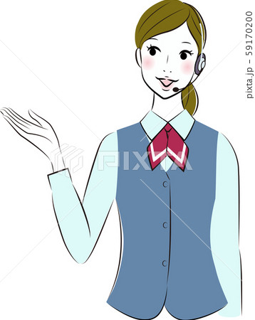 案内　コールセンター女性 59170200