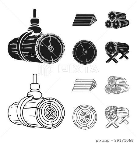Isolated object of material and cement symbol. Collection of material and house stock symbol for web 59171069