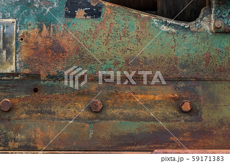 錆のパターン Retro iron plate or automobile rust pattern 錆のパターン Retro iron plate or automobile rust pattern 59171383