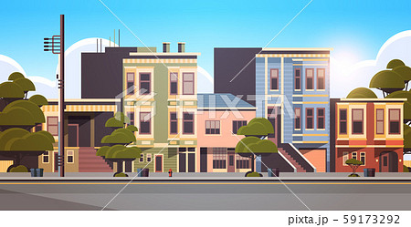 city building houses exterior modern town street in summer season sunset cityscape background city building houses exterior modern town street in summer season sunset cityscape background 59173292