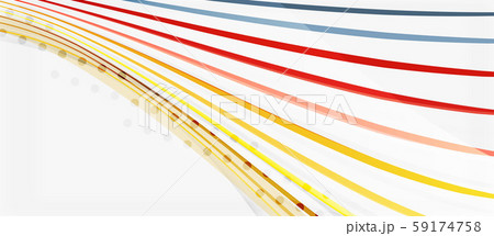 Trendy color stripes lines wave, great design for any purposes. Vector line pattern. Vector 59174758