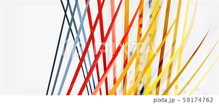 Trendy color stripes lines wave, great design for any purposes. Vector line pattern. Vector 59174762