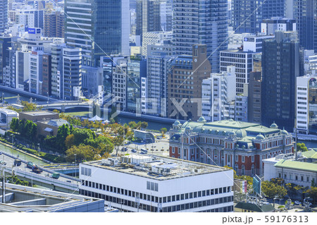 大阪・都市風景・中之島・大阪市中央公会堂 59176313