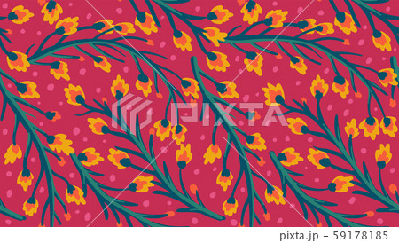 Vintage floral pattern. Vintage floral pattern. 59178185