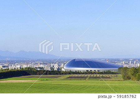 札幌 羊ヶ丘展望台から見た風景（札幌ドーム） 59185762