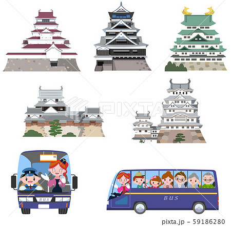 名所バスツアーアイコン　城編 59186280