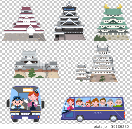 名所バスツアーアイコン　城編 59186280